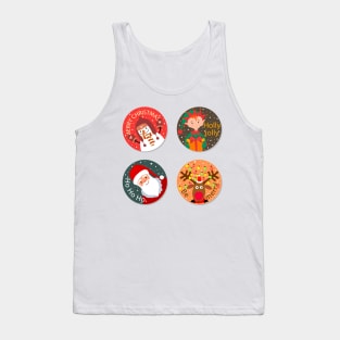 Christmas Label Collection Tank Top